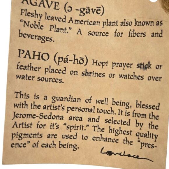 Handcrafted Agave Paho Stick RV Lovelace Spiritual Art Guardian Of Well Being - Picture 3 of 16